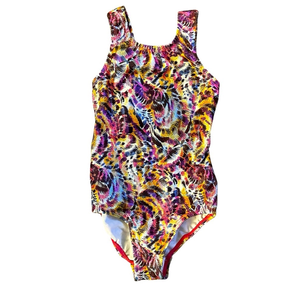 Retro Animal Print‎ Suit/Leotard - Girls